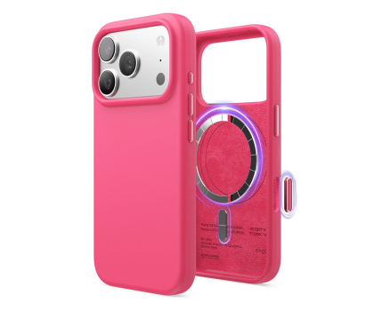 Etui do telefonów Elago Magsafe Silicon Case do iPhone 17 PRO Ice Pink ES17MSSC63PRO-IRED